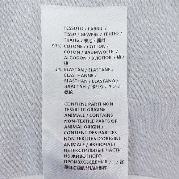 Alexander McQueen Button-Down Shirt Short-Sleeve Men's 48 (Medium) White - Picture 7 of 8